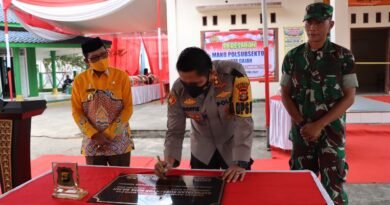 Kapolres Lampung Tengah Resmikan Polsubsektor Kotagajah