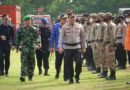 Kapolres Lampung Tengah Pimpin Apel Gabungan Siaga Bencana