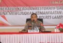 Puslitbang Polri Lakukan Penelitian Terkait Penerapan Keadilan Restoratif Di Polres Lampung Tengah