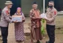 Berikan Bansos,Wujud Kepedulian Polres Lampung Tengah Kepada Masyarakat Membutuhkan