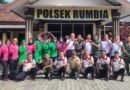 Wujud Sinergitas TNI-POLRI, Polsek Rumbia Gelar Olahraga Bersama