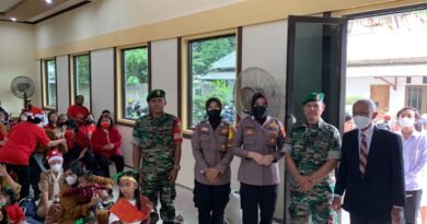 Beri Rasa Aman, Polres Lampung Tengah dan Jajaran Laksanakan Pengamanan Ibadah Natal di Gereja-Gereja