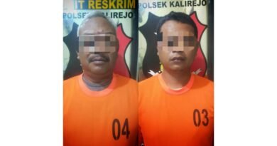 Polsek Kalirejo Berhasil Amankan Dua dari Tiga Pelaku Pencurian Tabung Gas LPG